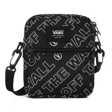 VANS Bail Black &amp; White Crossbody Bag 側背包 單肩包 小方包