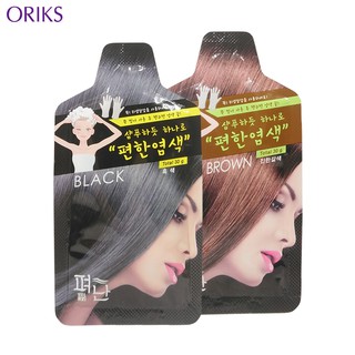 [ORIKS]【單包】韓國原裝Pyeonan白髮專用5分鐘高效便捷染髮霜30g
