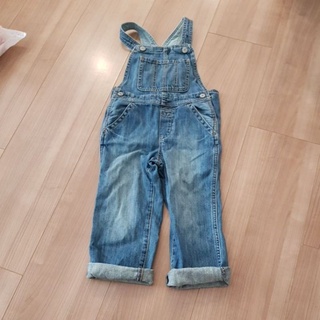 👉GAP 吊帶牛仔褲 4year