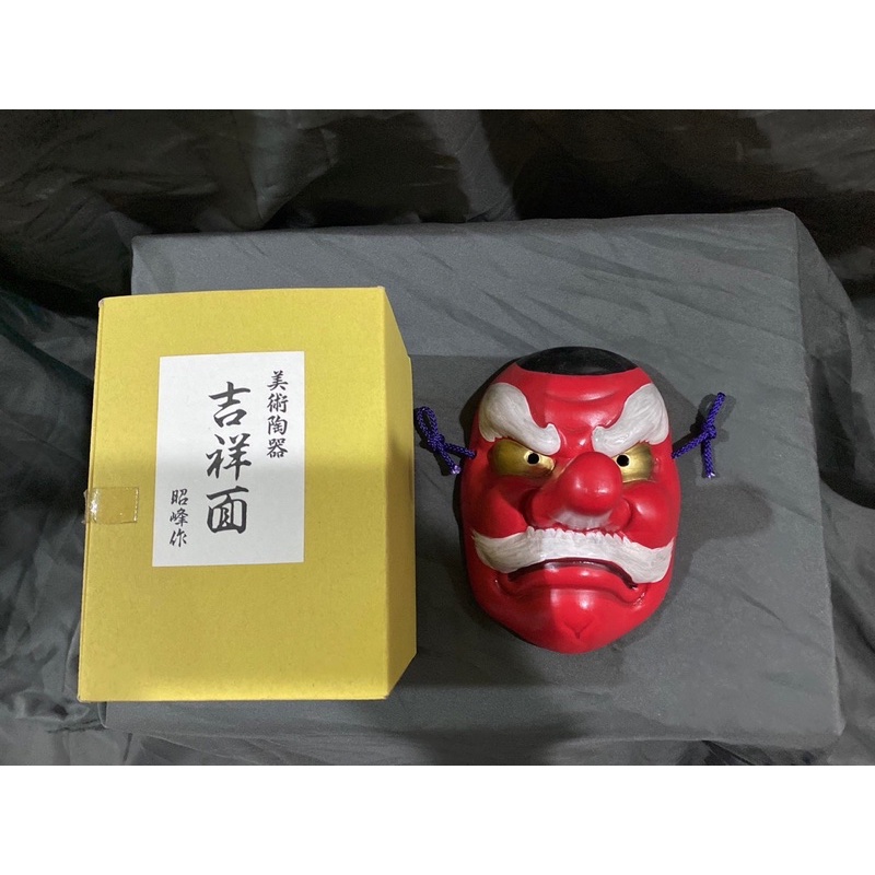 早い者勝ちです❗天狗のお面・陶器製