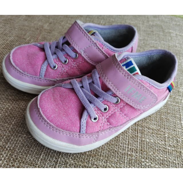 二手 IFME 粉紅色兒童鞋，尺寸16cm