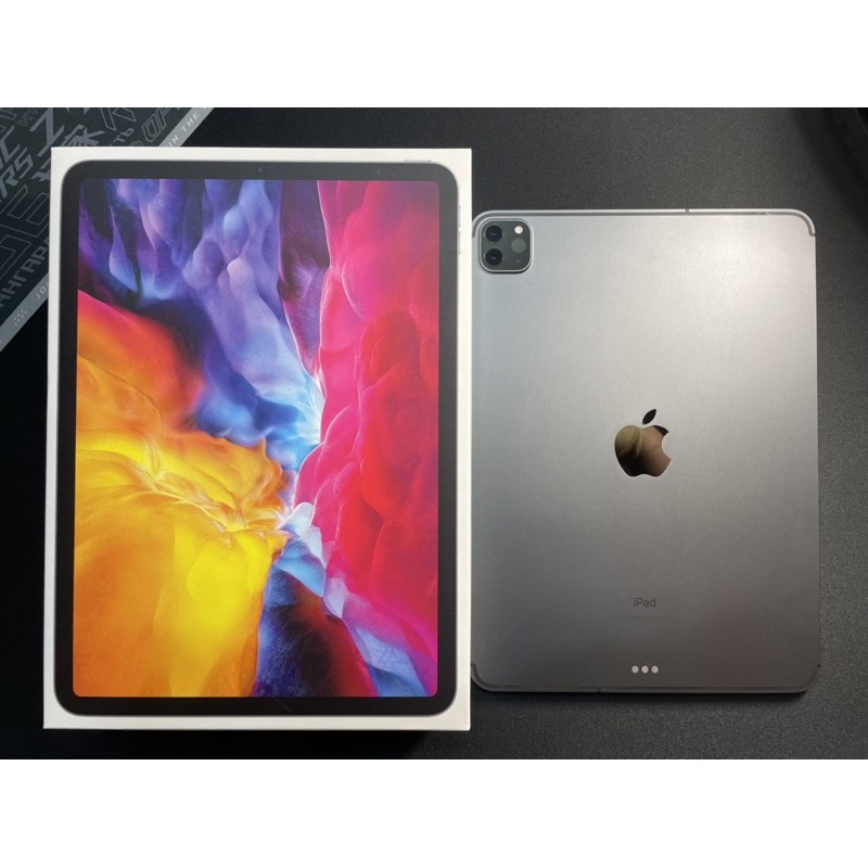 apple iPad Pro 11吋第2代2020 128g lte 插卡網路版鐵灰灰色太空灰色 
