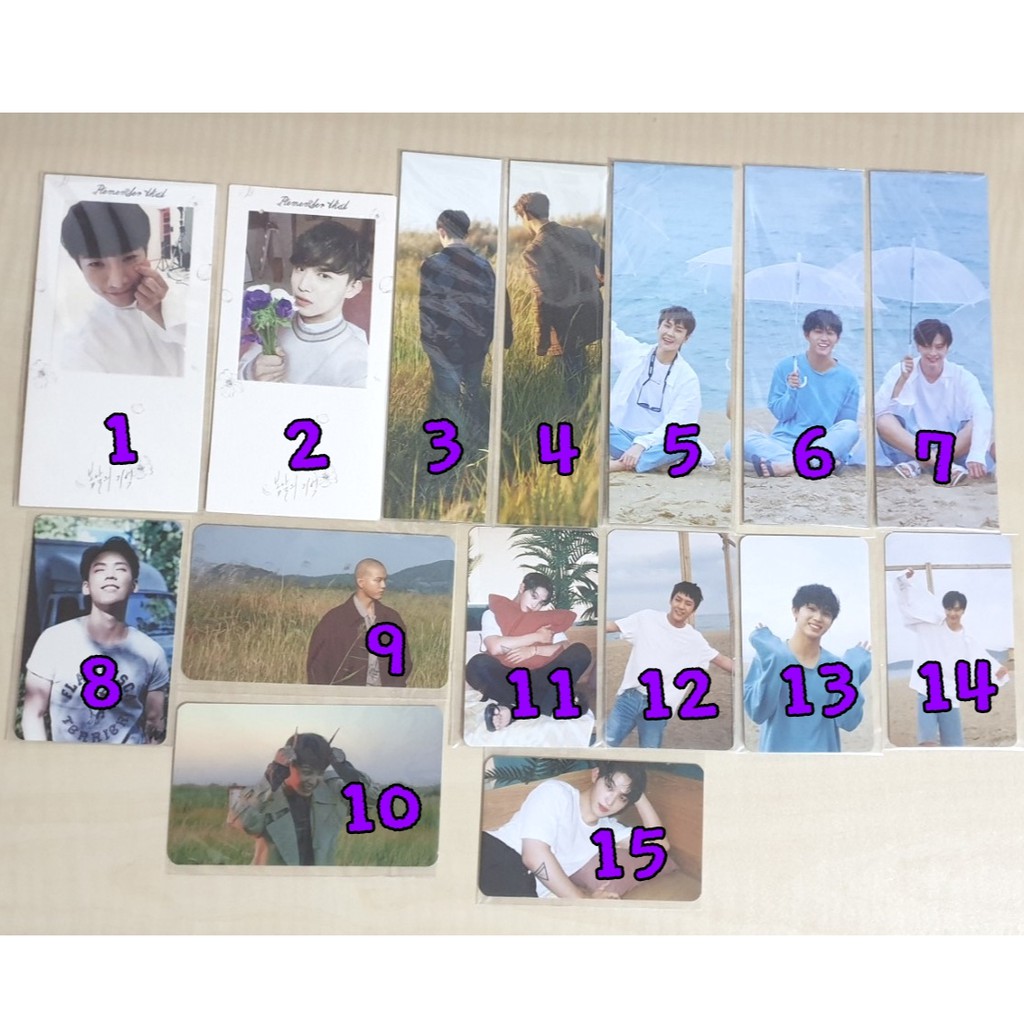 (降價出清) BTOB 韓專 小卡 恩光 旼赫 昌燮 炫植 噗尼 鎰勳 星材