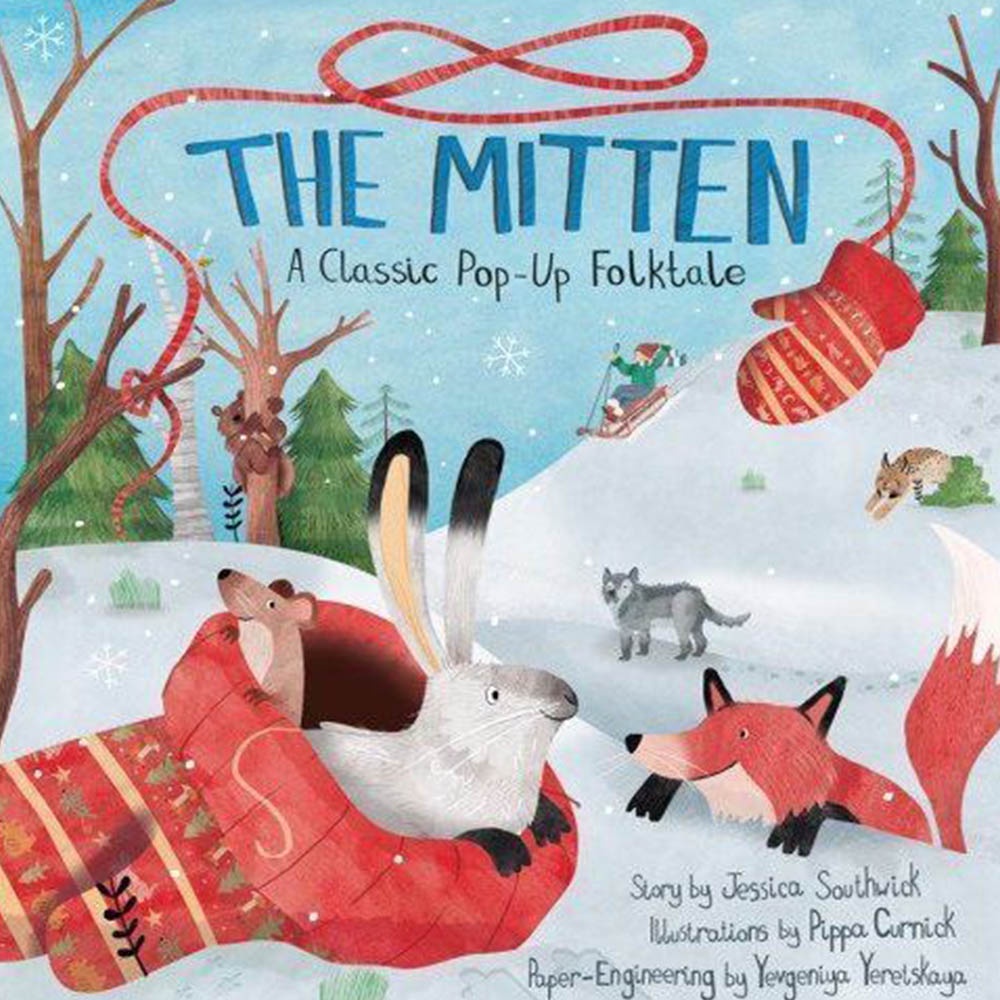 The Mitten-A Classic Pop-Up Folktale 男孩的保暖手套 立體故事書（外文書）