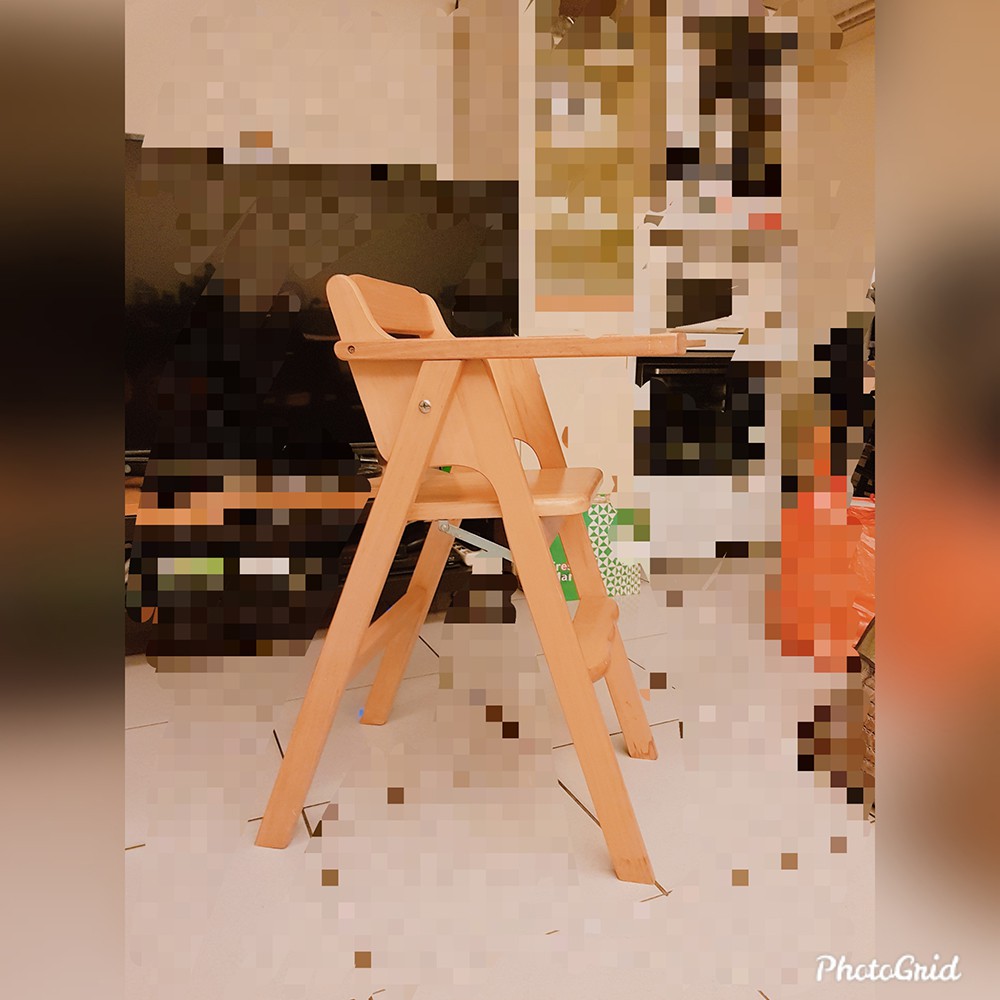 二手木頭幼兒童餐桌椅