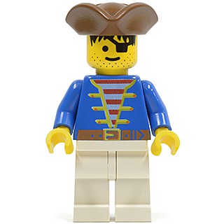 樂高人偶王 LEGO 海盜系列#6285  pi009 船長