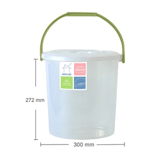 好室喵13L透明水桶(附蓋)-顏色隨機出貨1PC個 x 1【家樂福】