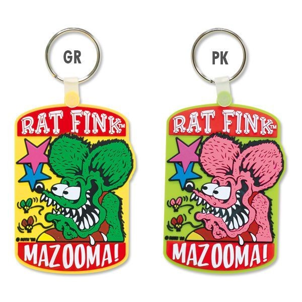 Rat Fink MAZOOMA Key RF 老鼠芬克 鑰匙圈【RKF048】
