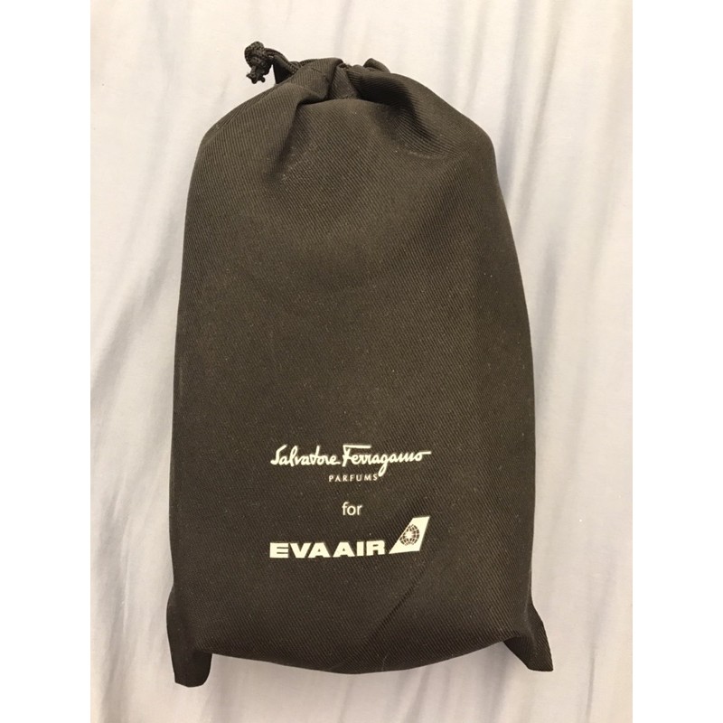 長榮航空 Eva Air 皇璽桂冠艙 Salvatore Ferragamo 聯名款過夜包 盥洗包
