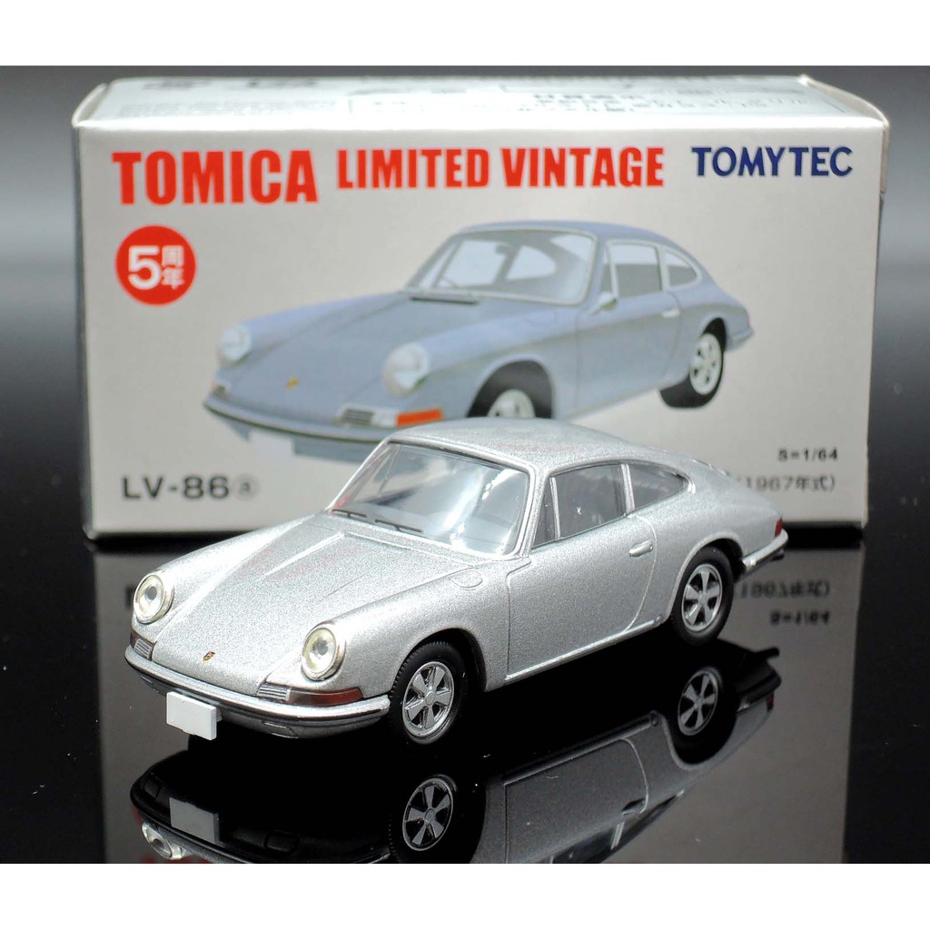 【M.A.S.H】[絕版品特價]TOMYTEC 1/64 LIMITED LV-86a Porsche 911S 銀