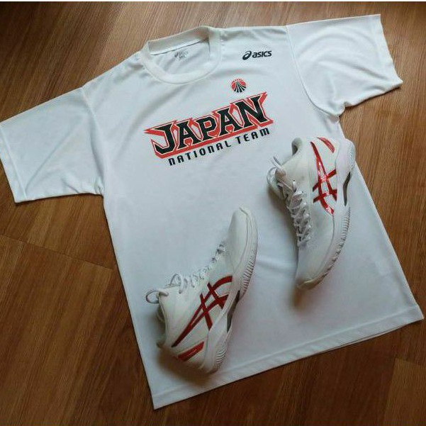 Asics 日本 國家隊 球員實際配給 白色 練習衣 日本隊 籃球 亞瑟士