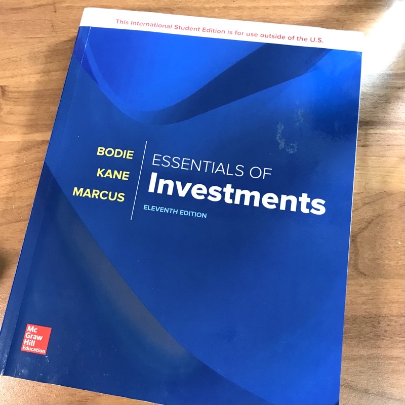 Essentials Of Investments (11版）投資學原文書
