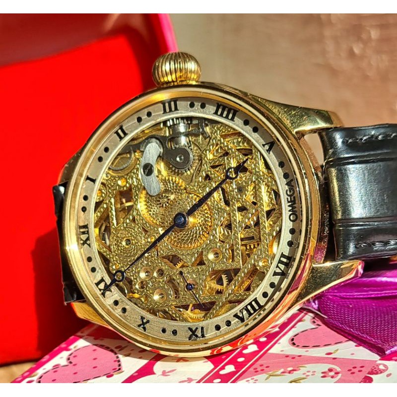 託售／真品／珍稀OMEGA原廠機芯經典古董腕錶