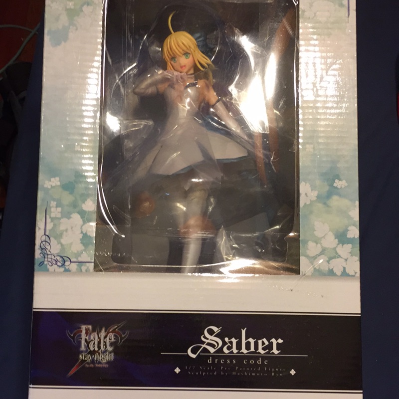 Fate 命運停駐之夜 saber lily 白百合服裝港版手辦公仔模型