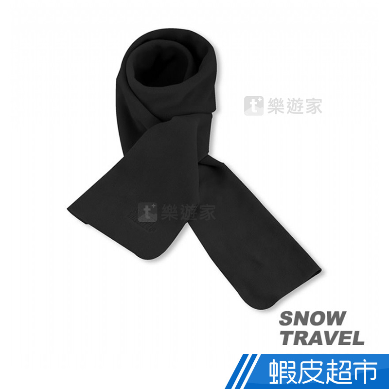 SNOWTRAVEL POLARTEC透氣保暖圍巾 (黑色)  現貨 款式 STAR014-BLK 蝦皮直送