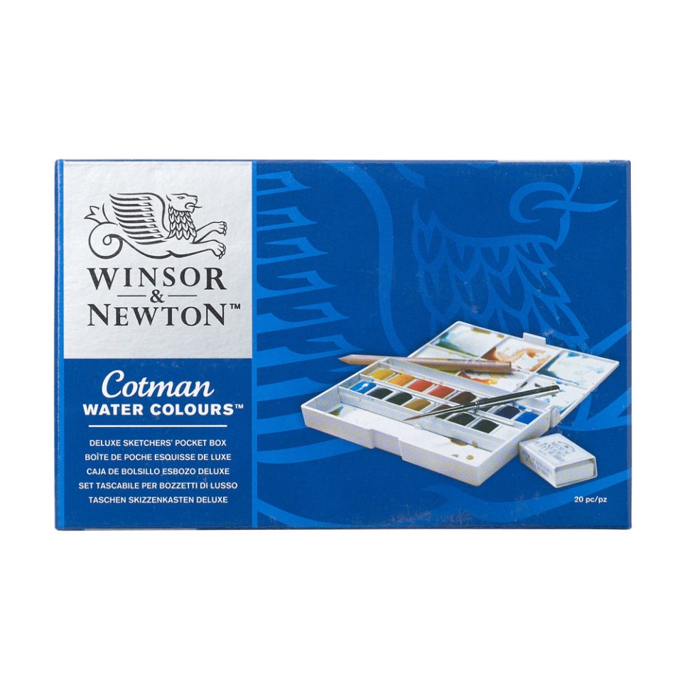 [創藝人美術社] WINSOR&amp;NEWTON 溫莎牛頓 塊狀水彩 0390060  掌上型 水彩