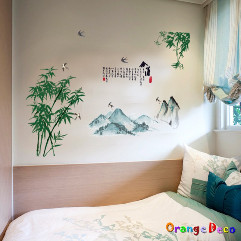 【橘果設計】竹林 壁貼 牆貼 壁紙 DIY組合裝飾佈置