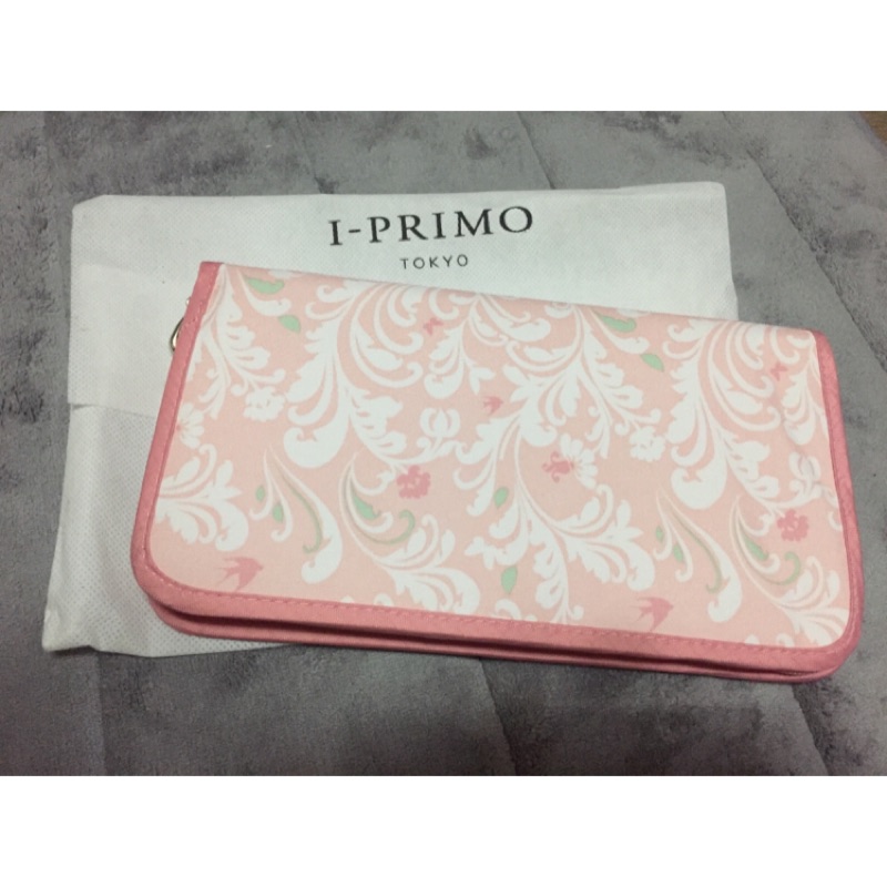I-PRIMO 出國攜帶方便多層卡套袋 粉色