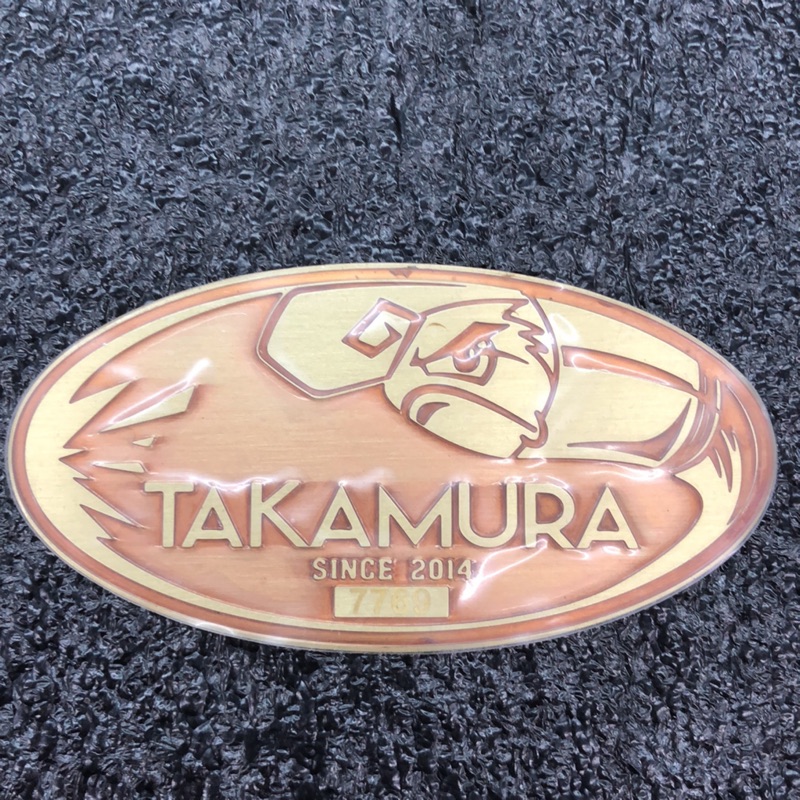 現貨 當天出貨 限量產品 最後一張 鷹村 TAKAMURA 排氣管貼片 立體貼片 雷射雕刻