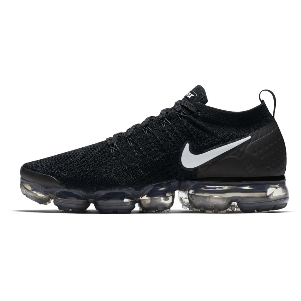 帝安諾-Nike Air Vapormax Flyknit 2.0 全氣墊 黑底白勾 慢跑鞋 男鞋 942842-001