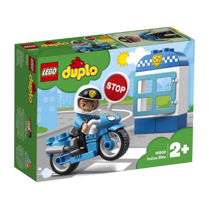 《二姆弟》 樂高 Lego 10900 Duplo系列-警察摩拖車