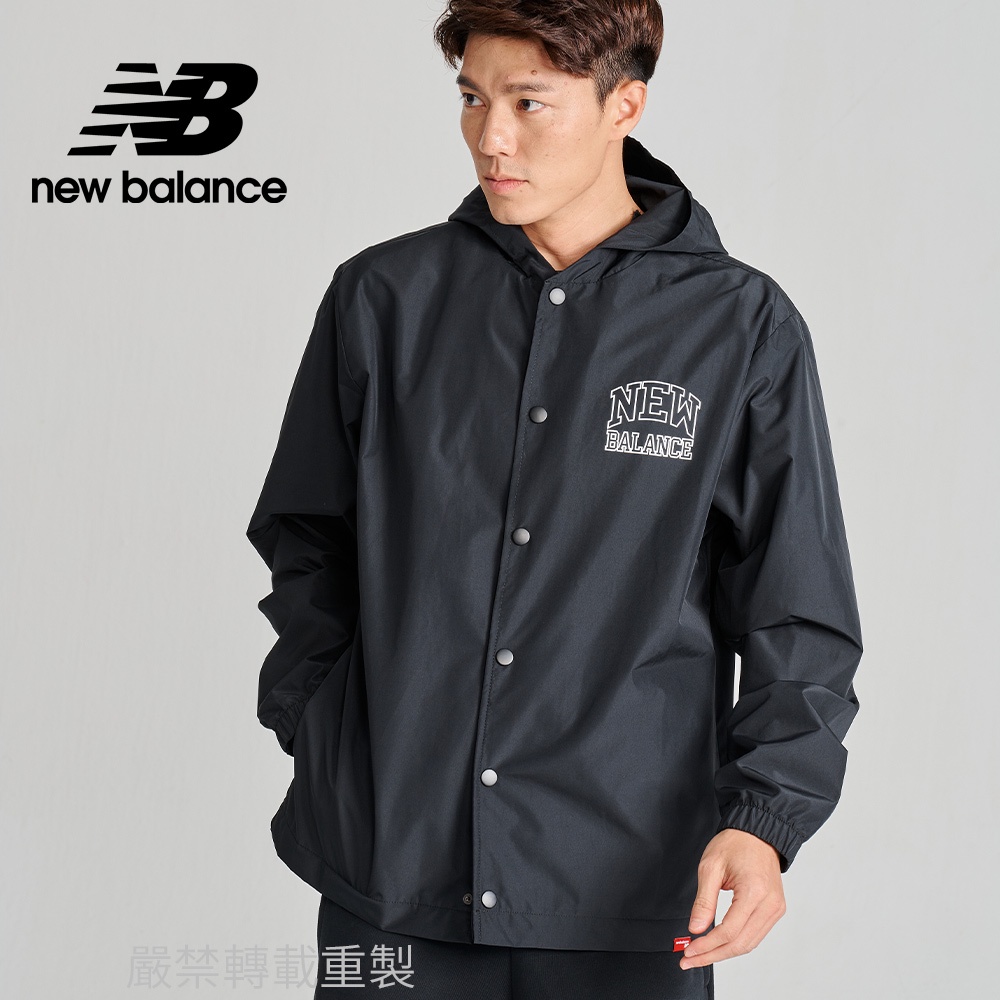 【New Balance】 NB 連帽外套_男性_黑色_MJ13900BK
