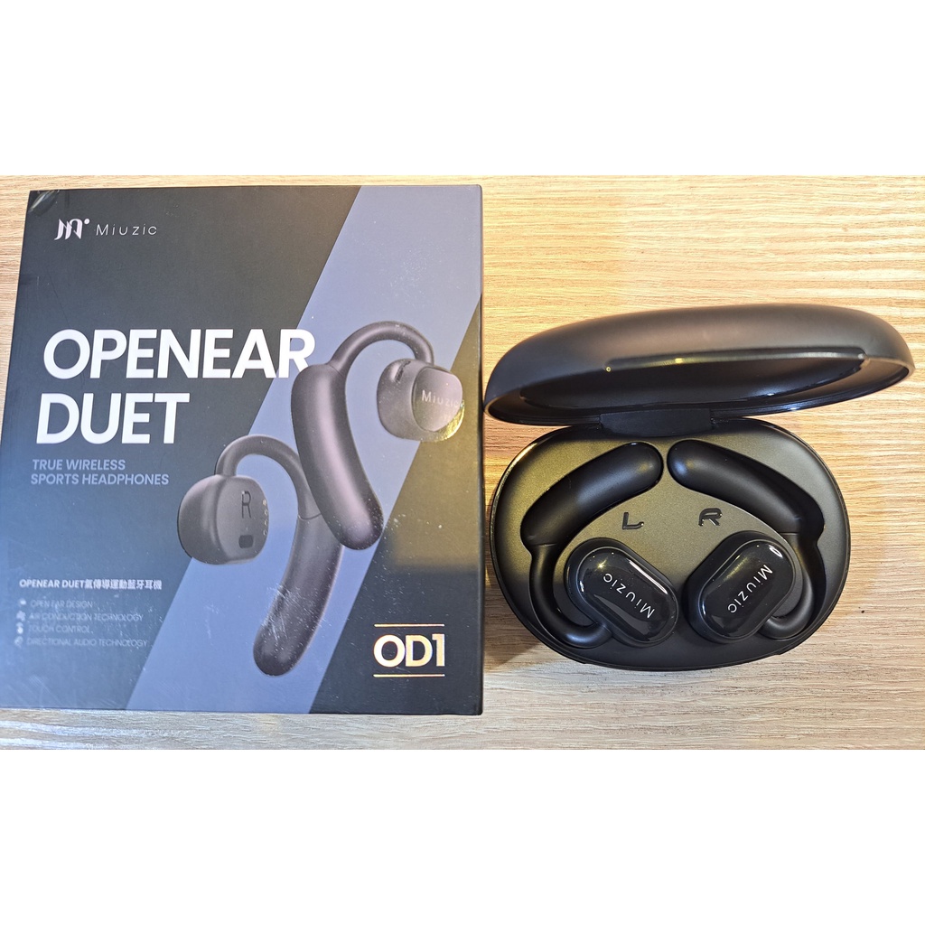 【Miuzic 沐音】OPENEAR DUET OD1氣傳導運動藍牙耳機（朋友買了原廠bud給我，這個上週才買的，轉售）