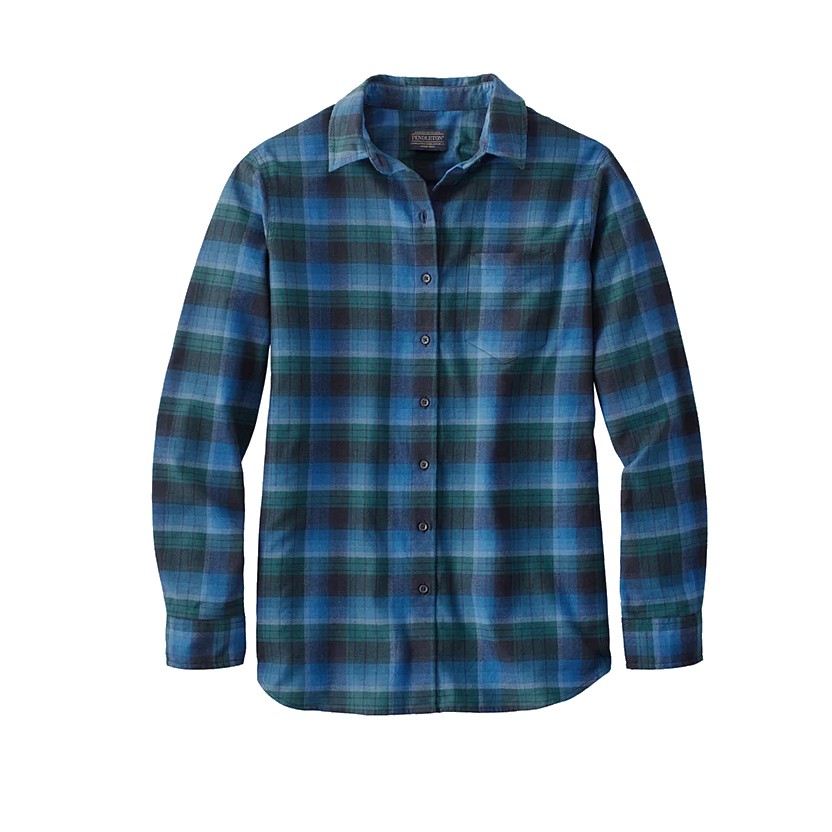 PENDLETON法蘭絨襯衫(女款) – 淺藍方格/ 藍綠方格(XXS /XS號)