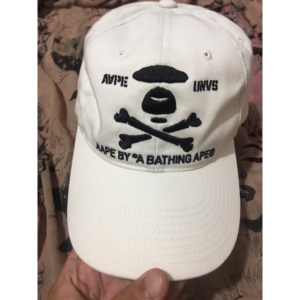 二手 古著 Aape  猿 老帽 棒球帽 bape cap