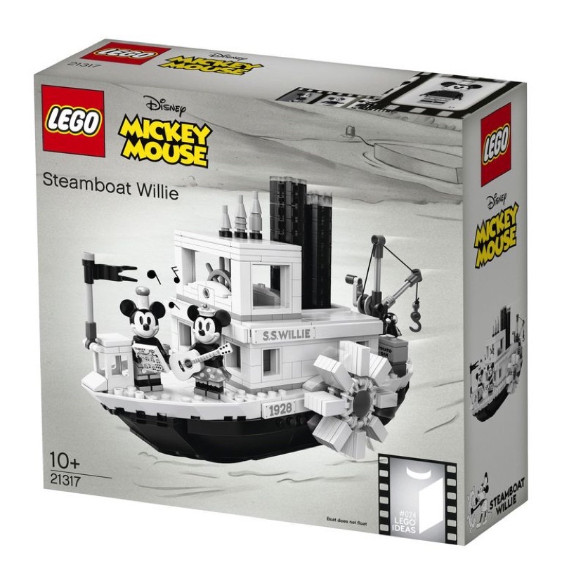 &lt;三豬美國代購&gt; 樂高 x 米奇90週年復古紀念玩具 # LEGO 21317 米奇的蒸汽船威利號