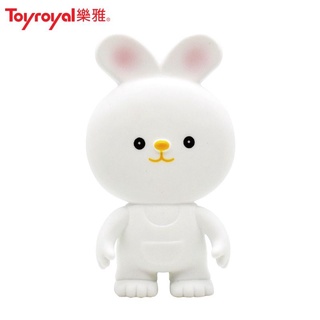 [R小舖] 全新 樂雅 Toyroyal 動物家族 軟膠玩具系列 兔子