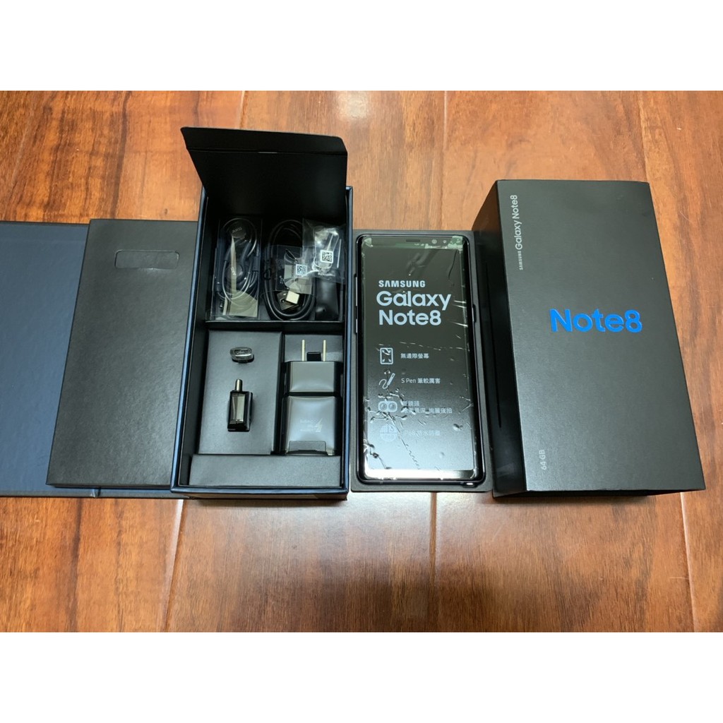 全新 配件全新 紫灰色 遠傳保固到2019年 三星 Samsung NOTE 8 note8 N950F