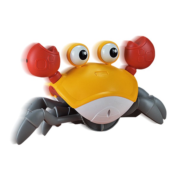 自動感應電動玩具 聲光螃蟹互動玩具 兒童玩具 充電玩具 雪倫小舖
