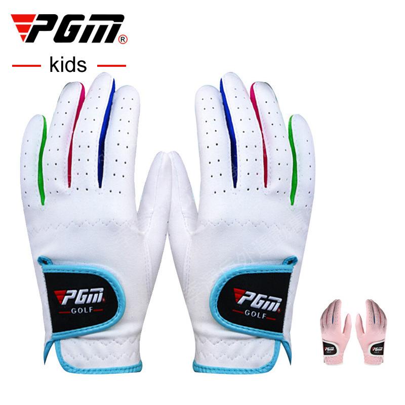 免運特賣 PGM 高爾夫運動手套 1雙 golf 高爾夫手套 兒童超纖布 柔軟舒適ST010