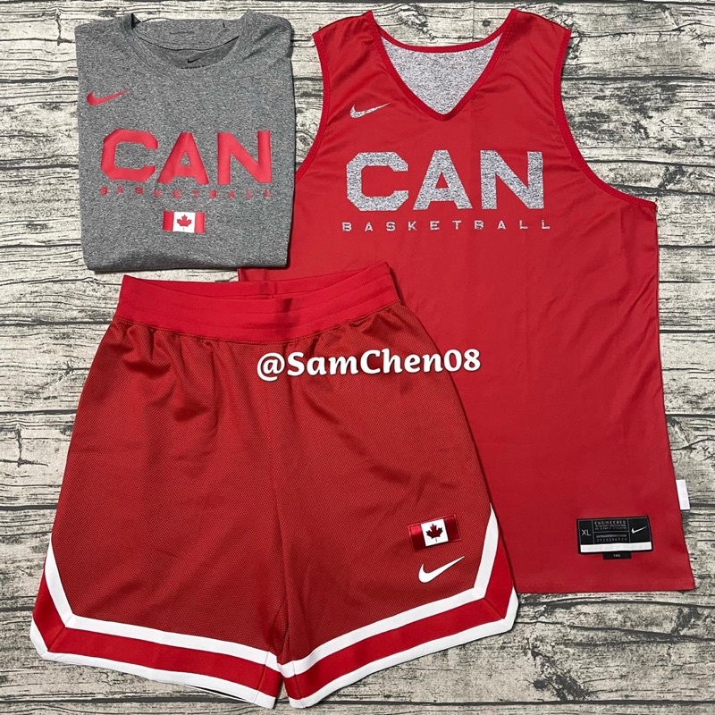 Nike 東京奧運 加拿大 球員版 球衣 背心 籃球褲 短褲 短袖 NBA USA 美國隊 CANADA FIBA