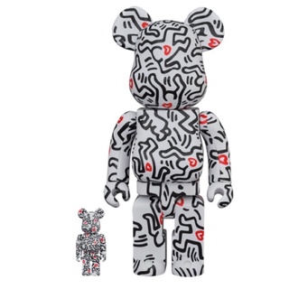 庫柏力克熊 Be rbrick 400%+100% Keith Haring #8 凱斯哈林8代