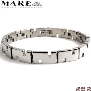 【MARE】316L白鋼手鍊：綺想 款