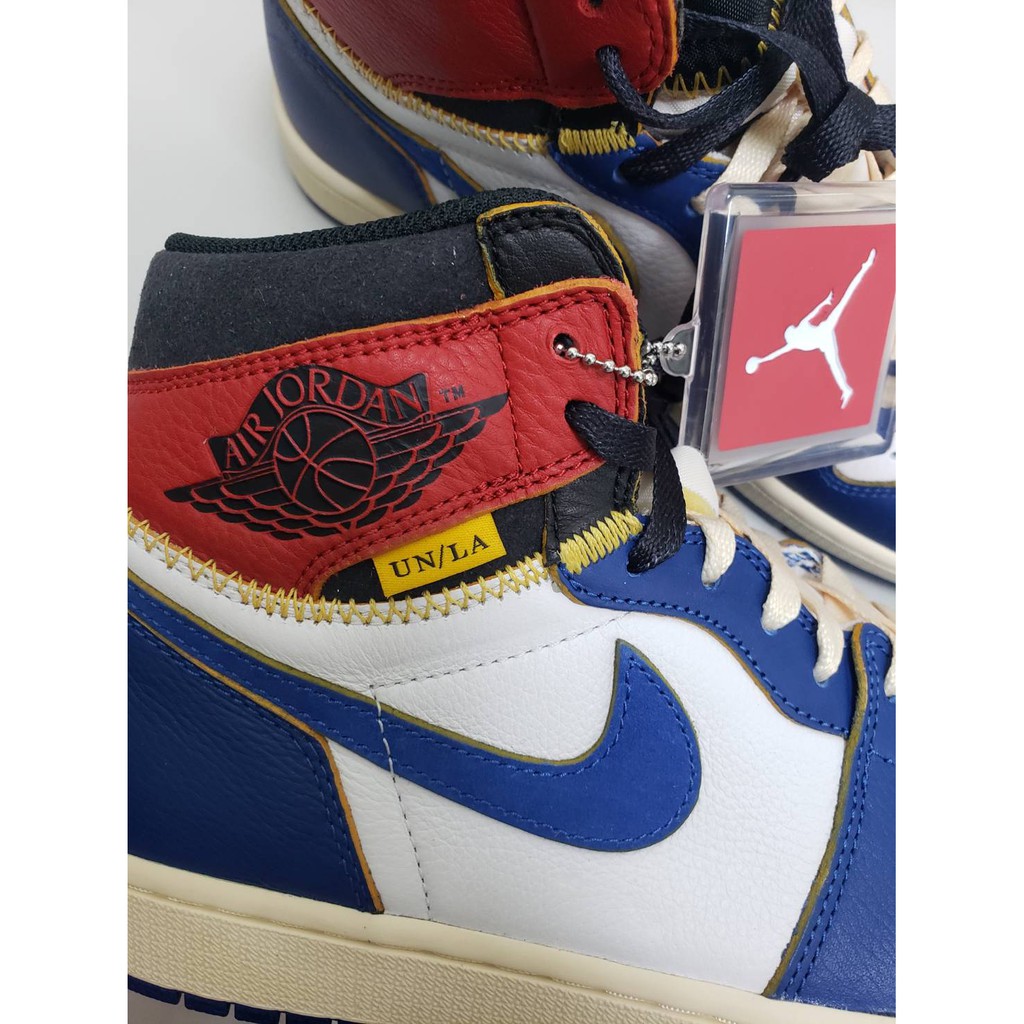 jordan 1 retro high union los angeles blue toe