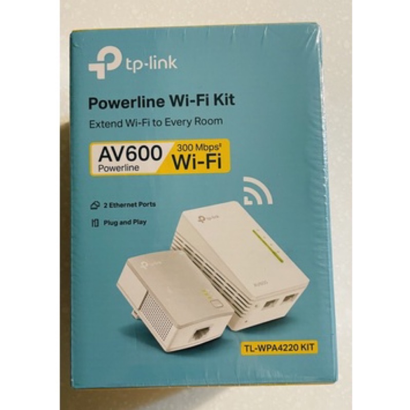 TP-LINK TL-WPA 4220kit 電力線 網路橋接器 WiFi 雙包組