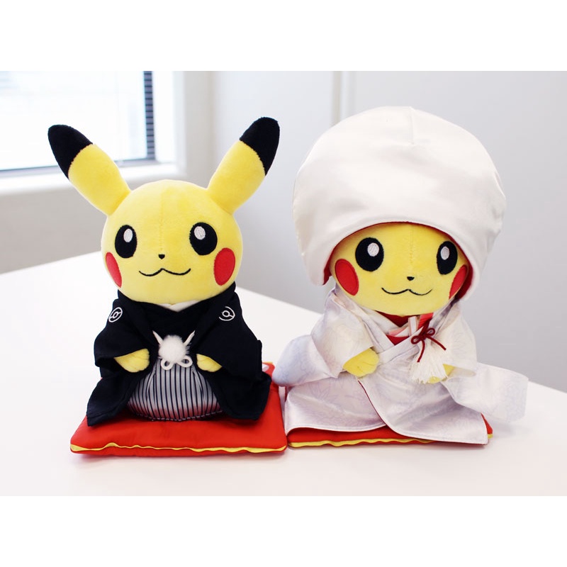 【現貨】日版 寶可夢中心 限定 Pokemon Garden Wedding 皮卡丘 結婚 婚禮 和式 布偶 玩偶