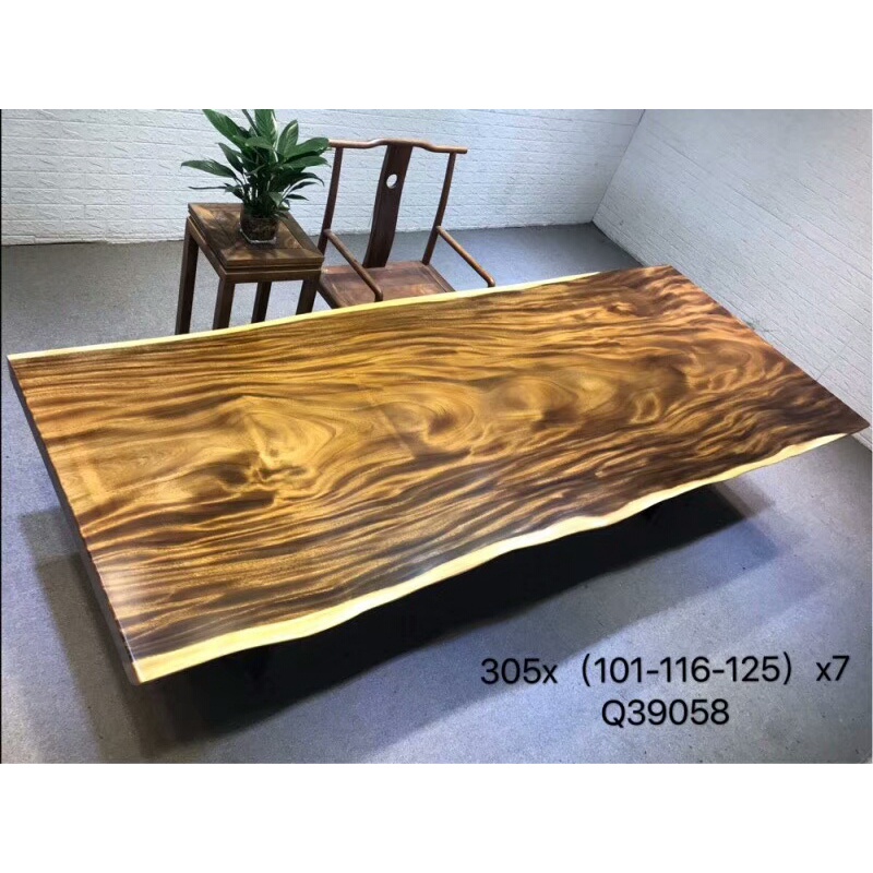 【木品覺】 精品 南美胡桃木(雨豆木) 餐桌 桌板 Ra-4