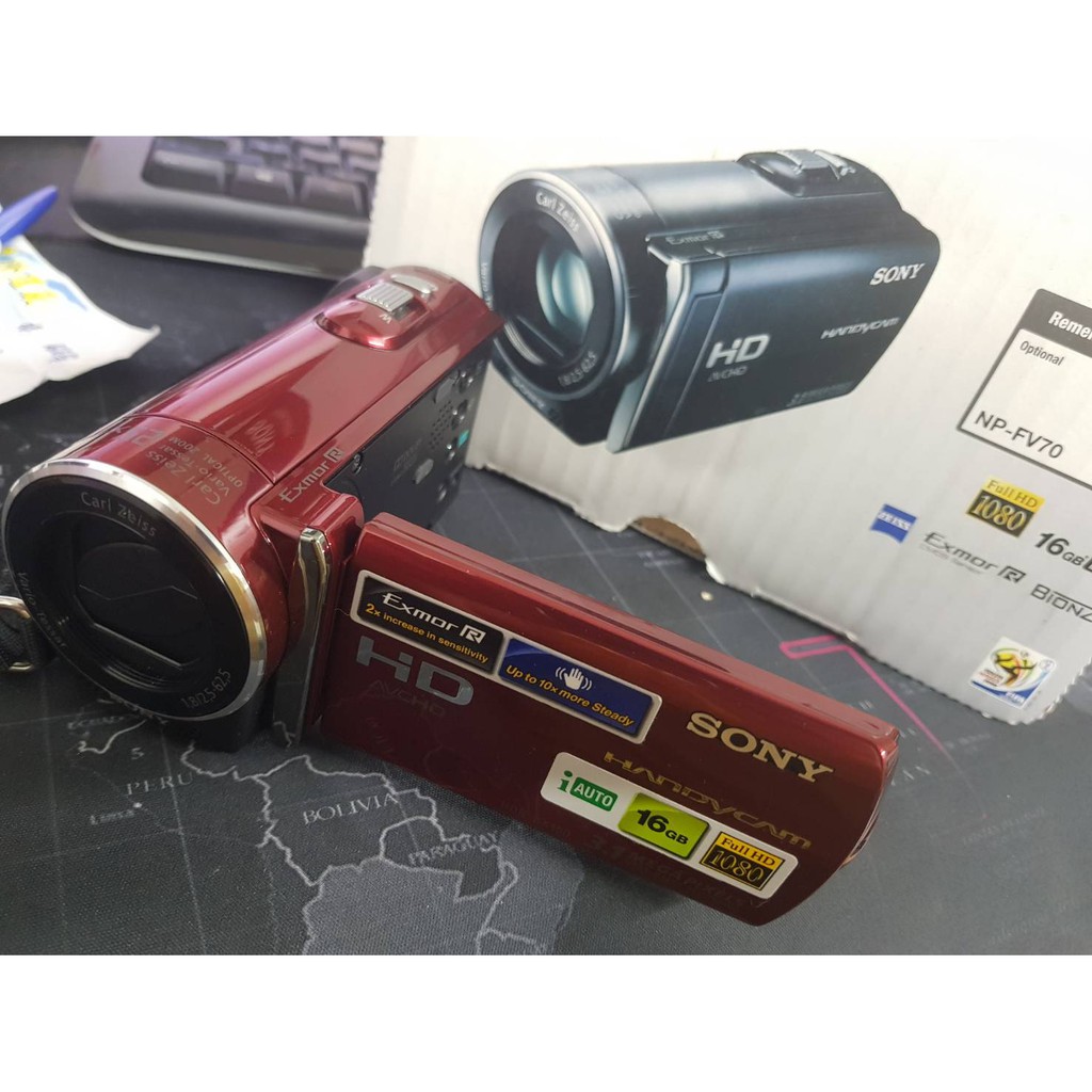 SONY HDRCX150 Full HD 高畫質記憶卡式數位攝影機 福利品 蝦皮購物