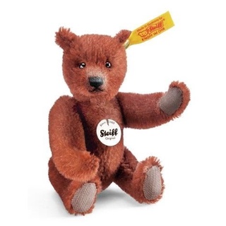 【STEIFF德國金耳釦泰迪熊】Mini Teddy Bear 收藏版泰迪熊 綠色/紫色/栗色
