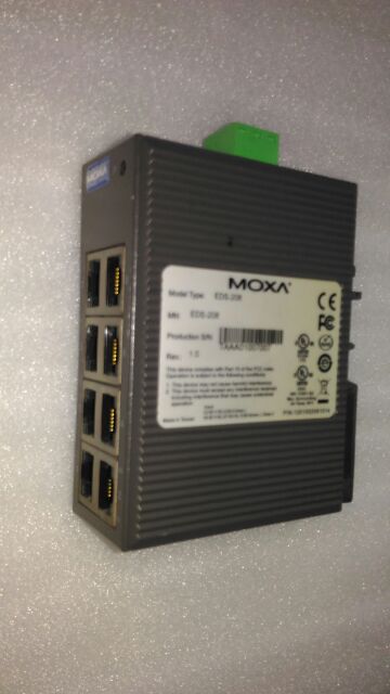 ???? 台灣製造摩莎MOXA EDS-208 8口非網管型工業乙太網交換機8埠入門級非網管型乙太網路交換器| 蝦皮購物