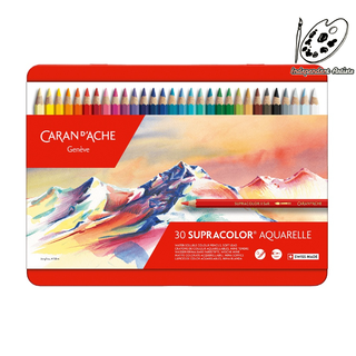 瑞士 CARAN D'ACHE 卡達 SUPRACOLOR 專家級水性色鉛筆 30色 / 3888.330