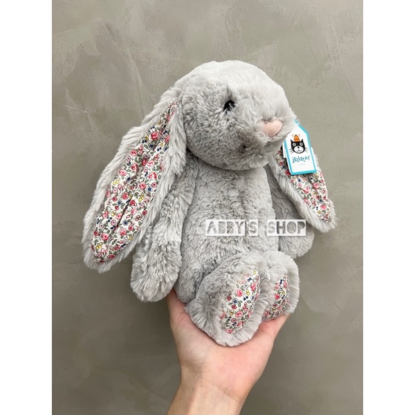 「現貨」Jellycat Blossom Silver Bunny 灰碎花兔 31cm