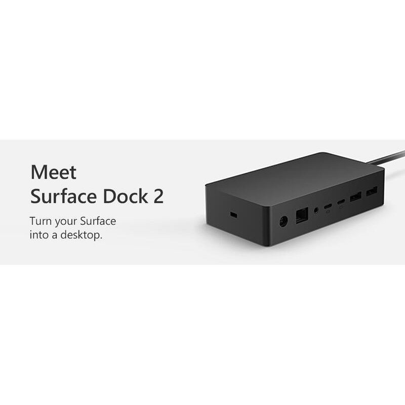 最新二代! Surface Pro 5 6 7 8 X用《台北快貨》微軟Microsoft Dock 2 智慧型擴充底座