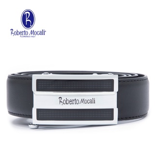 roberto mocali 自動扣牛皮皮帶(rm-8103bkf)