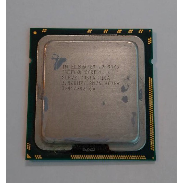 Intel Core i7-990X 3.46G /12M 6C12T 模擬12核心 1366 cpu