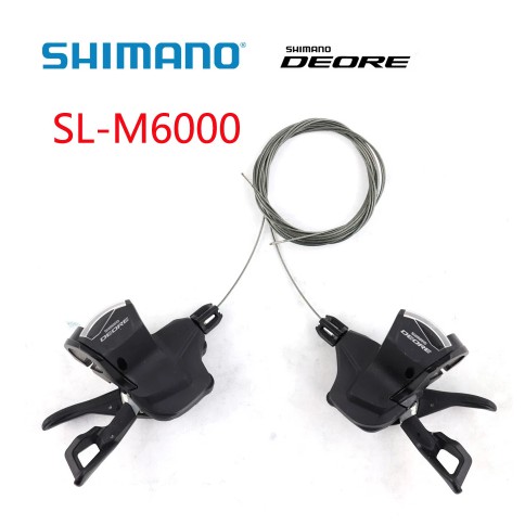 Shimano Deore SL-M6000 MTB 山地自行車 2/3x10 變速桿 Rapidfire Plus 黑